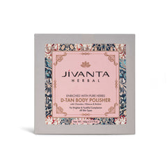 Jivantaherbal D-Tan Body Polisher | Brightening & Exfoliating Scrub for Tanned Skin
