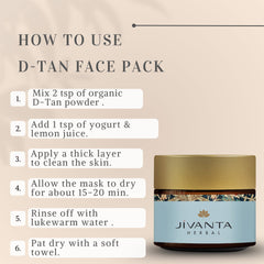 Jivanta Herbal D-Tan Face Pack