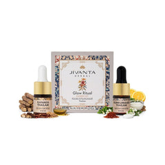 Jivantaherbal Glow Ritual Combo Kit | Kumkumaadi Thailam Ayurvedic Night Oil & Kanaka Thailam Ayurvedic Day Face Oil |10ml (5ml + 5ml)