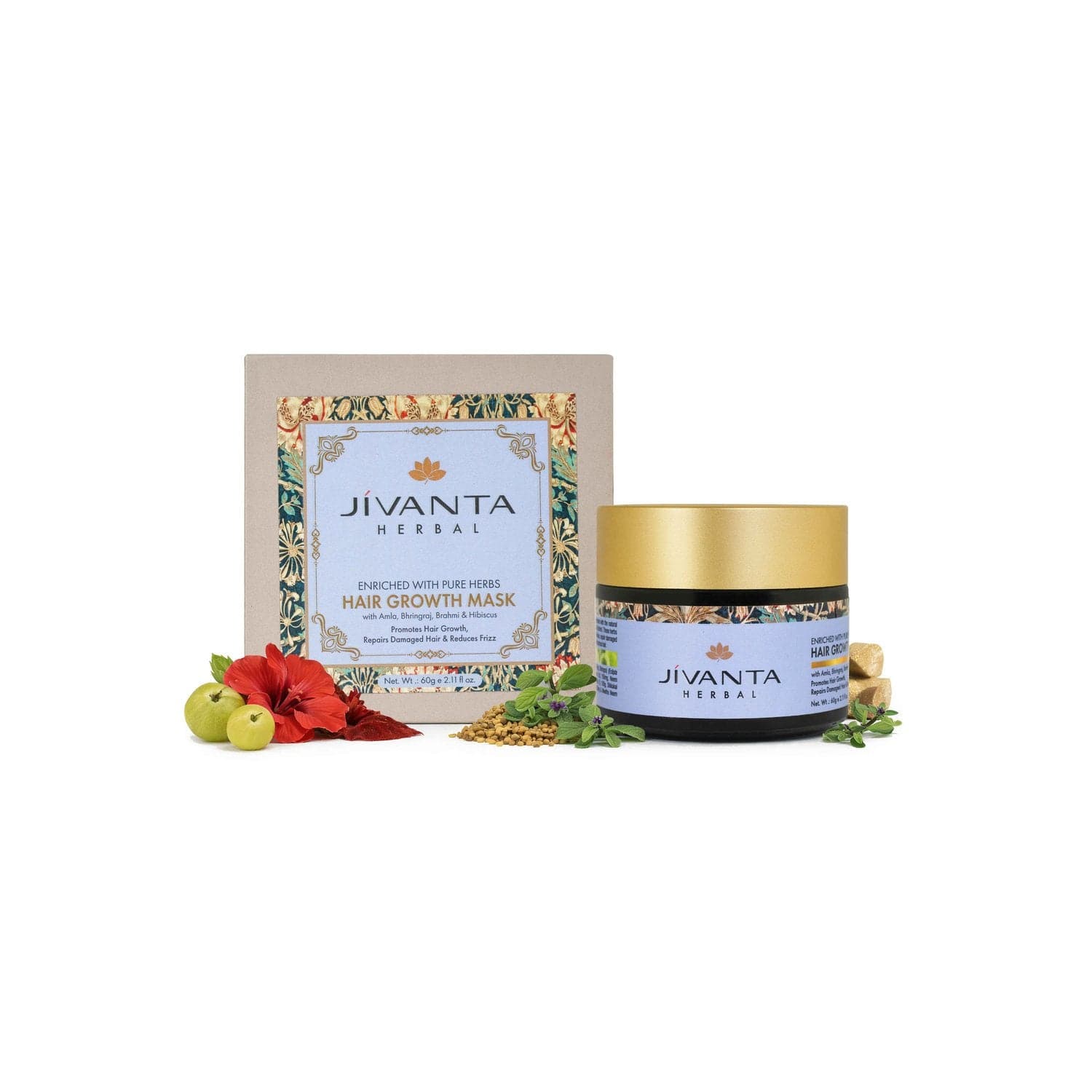 Jivantaherbal Hair Growth Mask | Ayurvedic Blend for Stronger & Healthier Hair