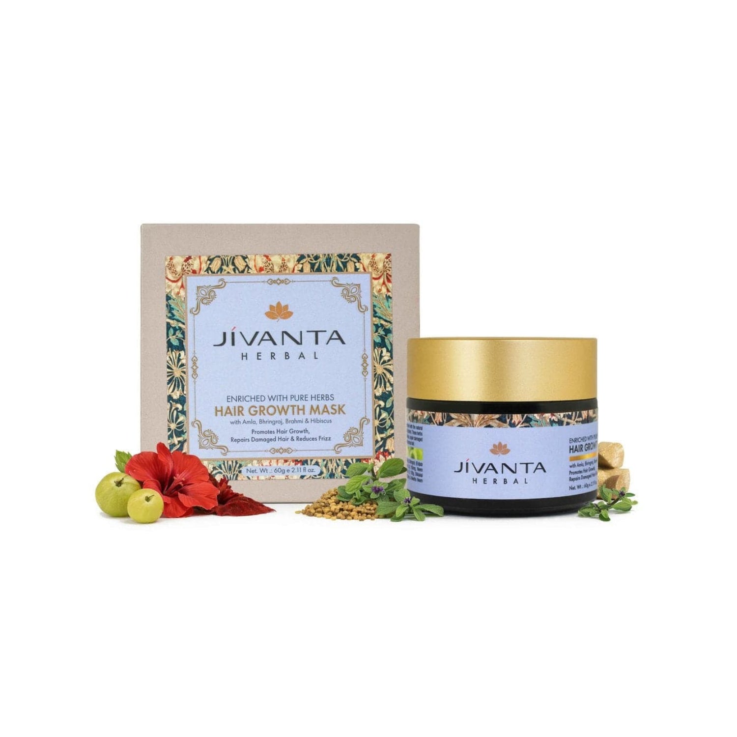 Jivantaherbal Hair Growth Mask | Ayurvedic Blend for Stronger & Healthier Hair