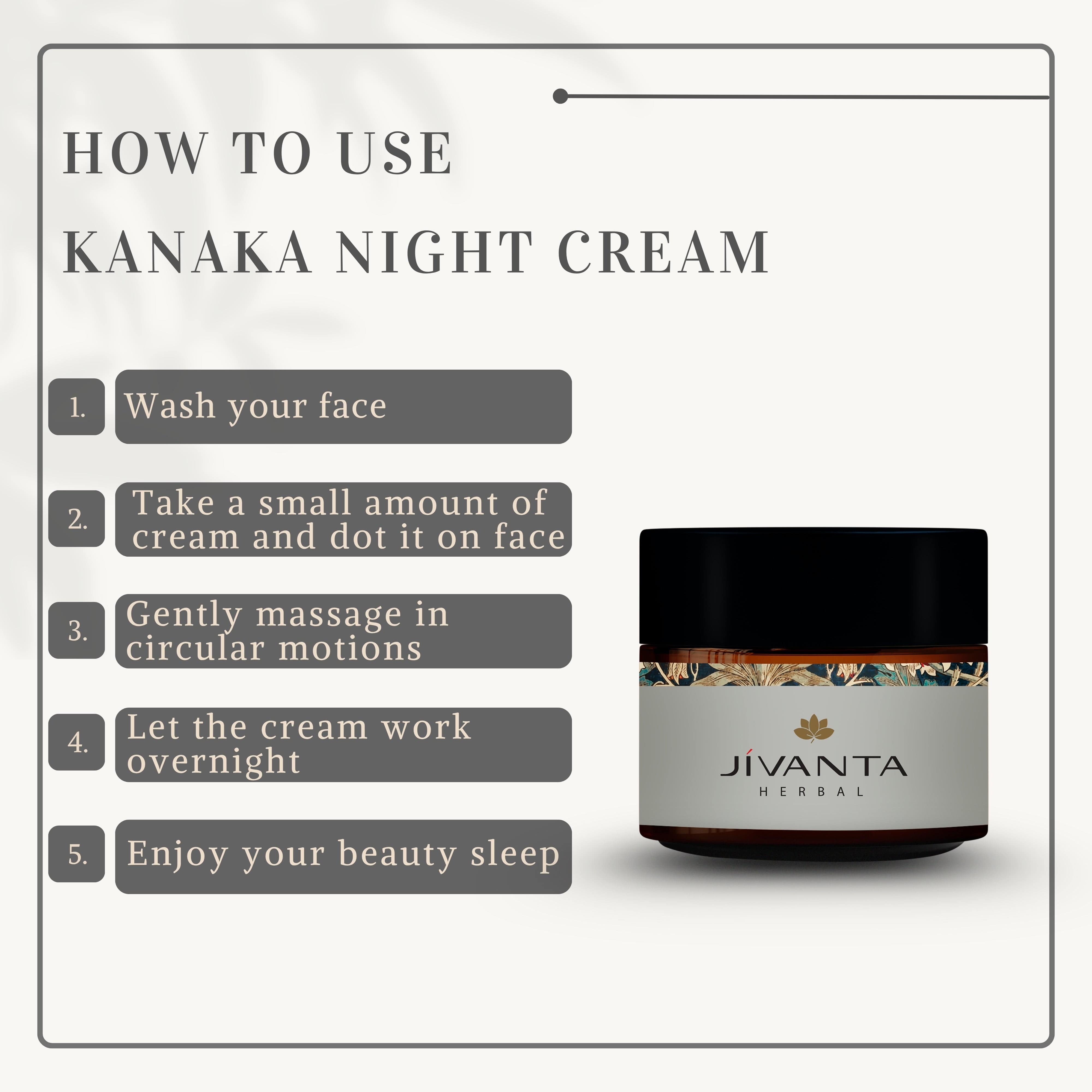 Jivantaherbal Kanaka Day and Night Cream Combo Pack