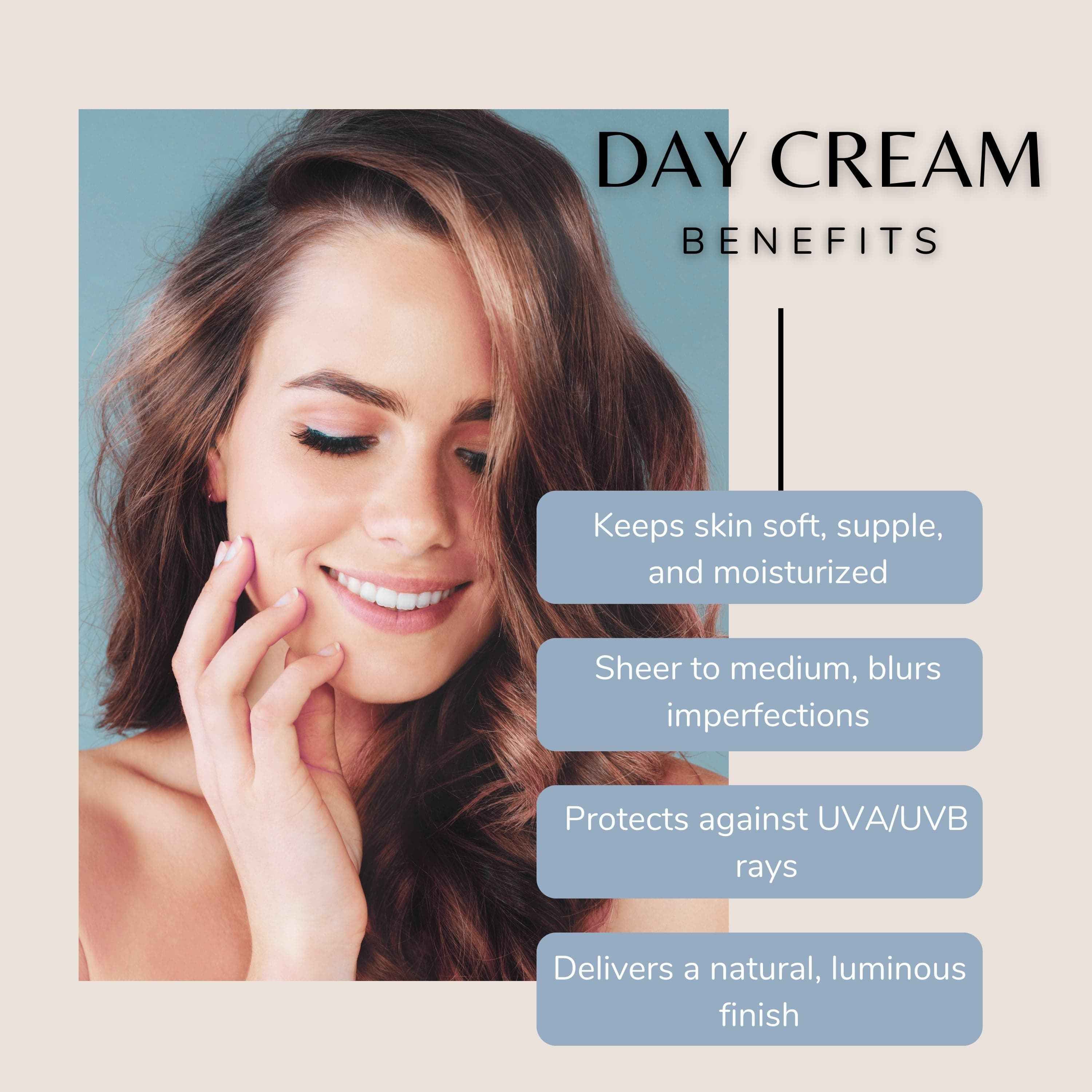 Kanaka Day Cream 3 in 1 primer | Moisturizer | Sunscreen with SPF 30+++ / UVA