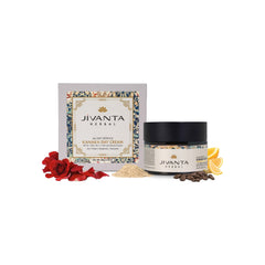 Jivantaherbal Kanaka Day Cream 3 in 1 primer | Moisturizer | Sunscreen with SPF 30+++ / UVA