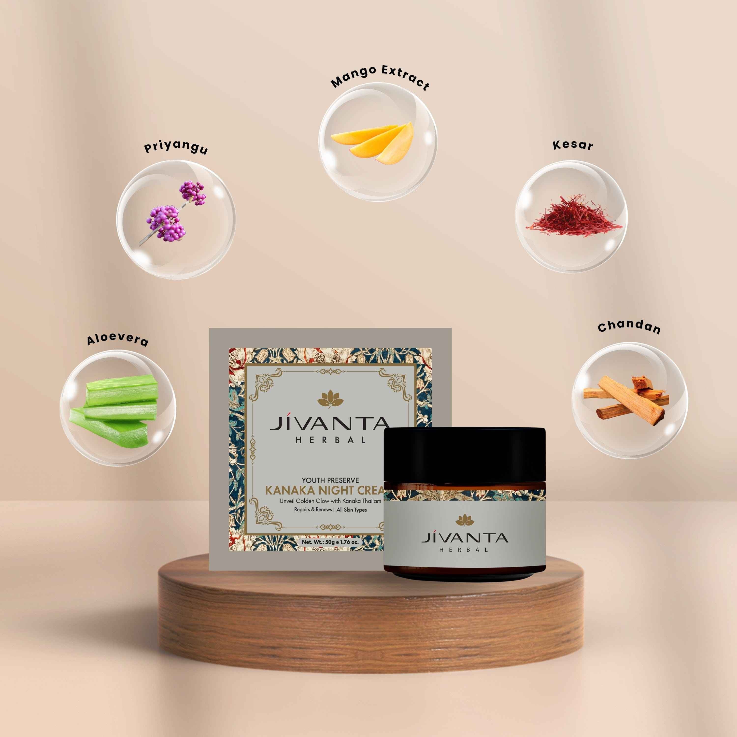 Kanaka Night Cream | Repairs & Renews | All Skin Types