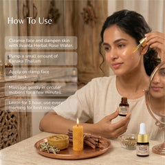 Jivantaherbal Kanaka Taila Ayurvedic Day Face Oil for Radiant Glow & Reduces Pigmentation
