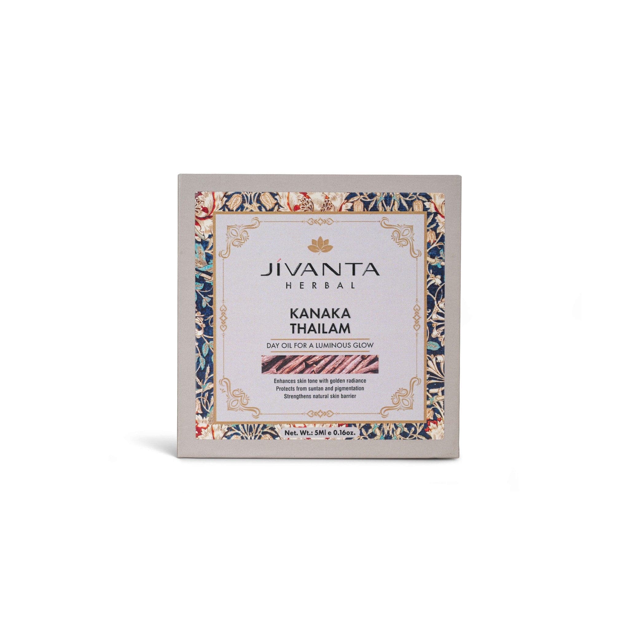 Jivantaherbal Kanaka Thailam Ayurvedic Day Face Oil for Glowing & Pigmentation | 30ml