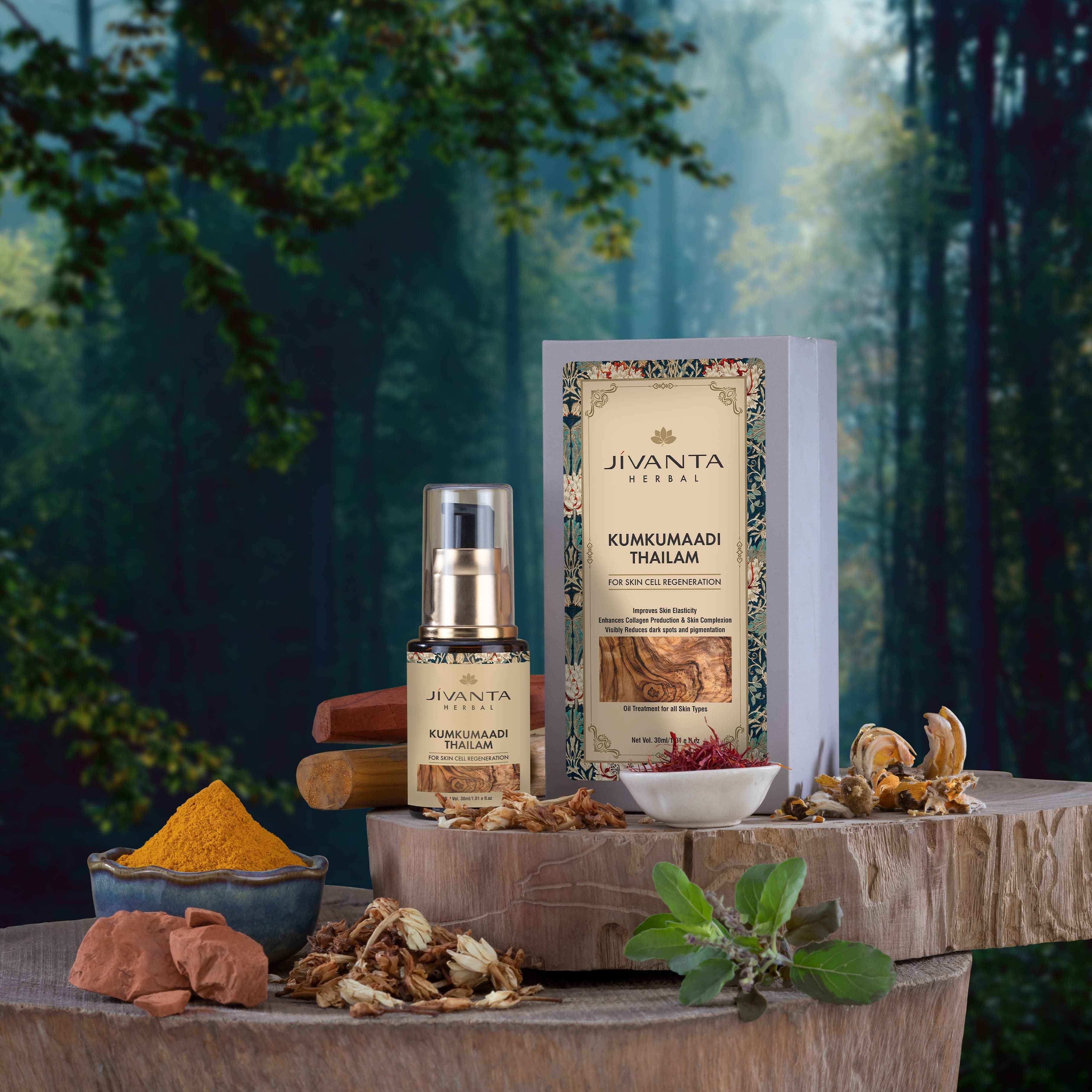 Kumkumaadi Thailam Ayurvedic Night Oil | Reduce Dark Spots & Pigmentation