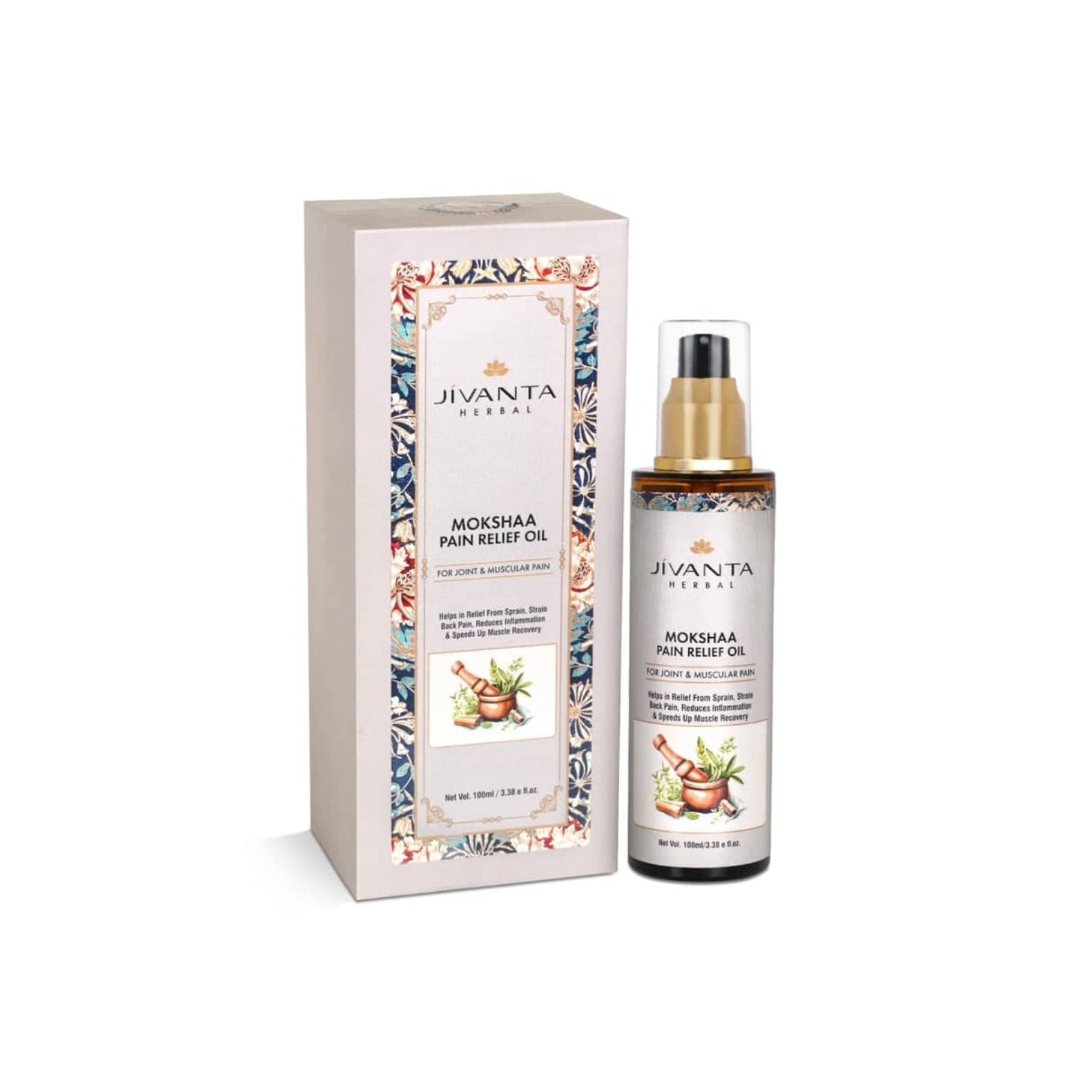 Jivantaherbal Mokshaa Pain Relief Oil | For Joint & Muscular Pain