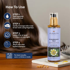 Jivantaherbal Neelibhringadi Hair Oil | Hair Growth & Controls Hairfall