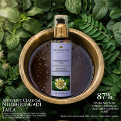 Jivantaherbal Neelibhringadi Hair Oil | Hair Growth & Controls Hairfall