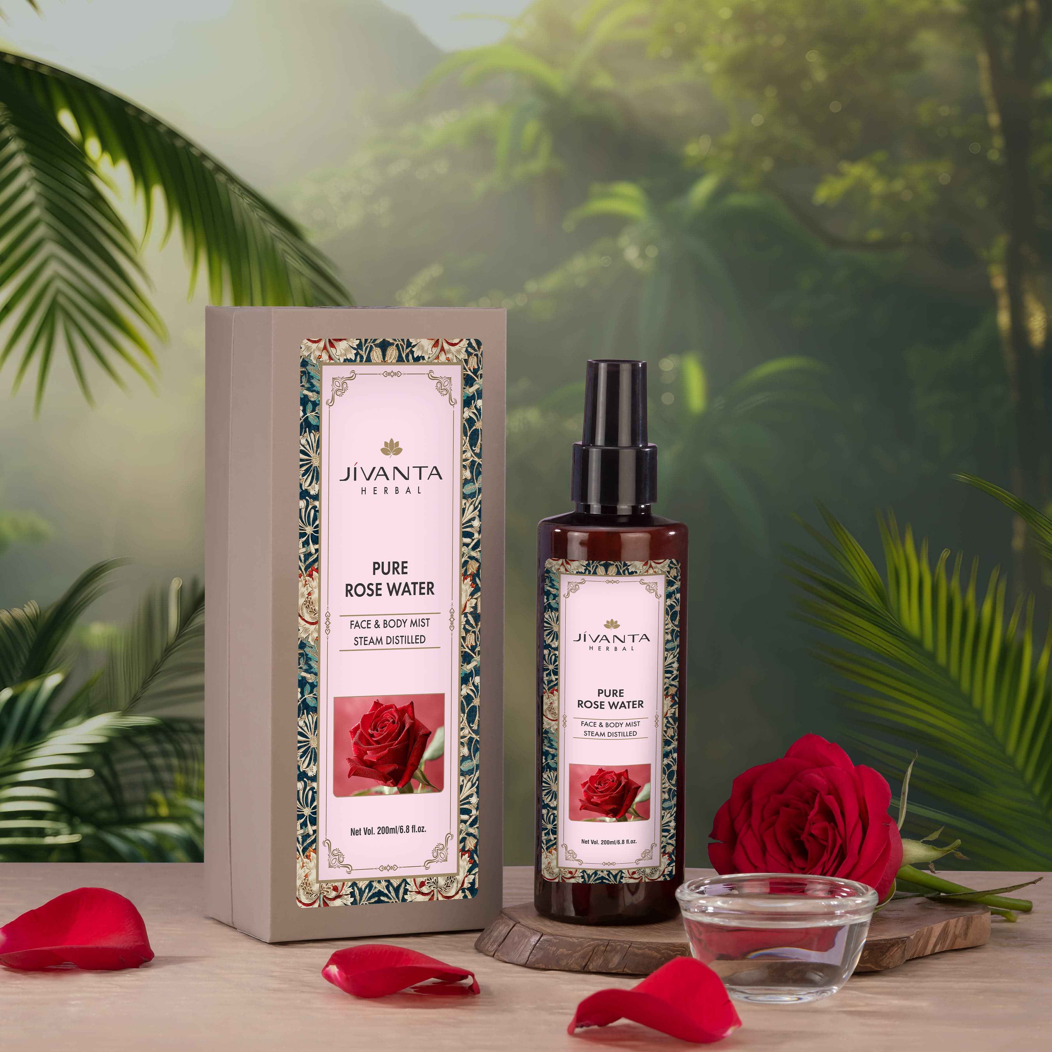 Rose Water I Face & Body Mist Steam Distilled