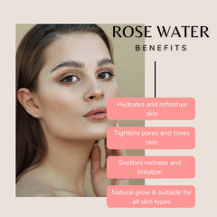 Jivantaherbal Rose Water I Face & Body Mist Steam Distilled