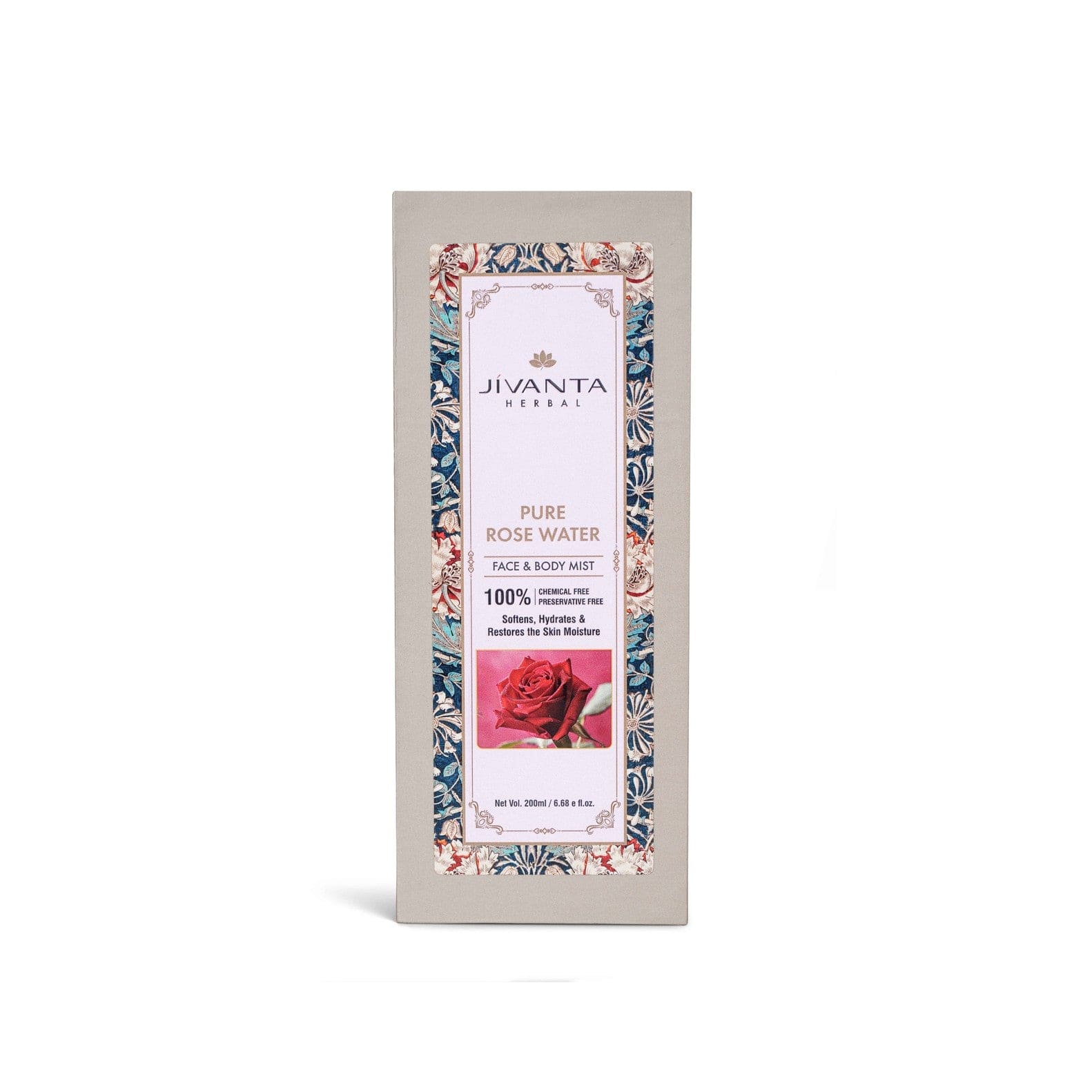 Jivantaherbal Rose Water I Face & Body Mist Steam Distilled