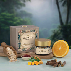 Ubtan Face Pack for Dry/Normal Skin | Brightening & Hydrating with Saffron, Liquorice