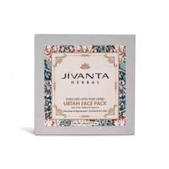 Jivantaherbal Ubtan Face Pack for Dry/Normal Skin | Brightening & Hydrating with Saffron, Liquorice