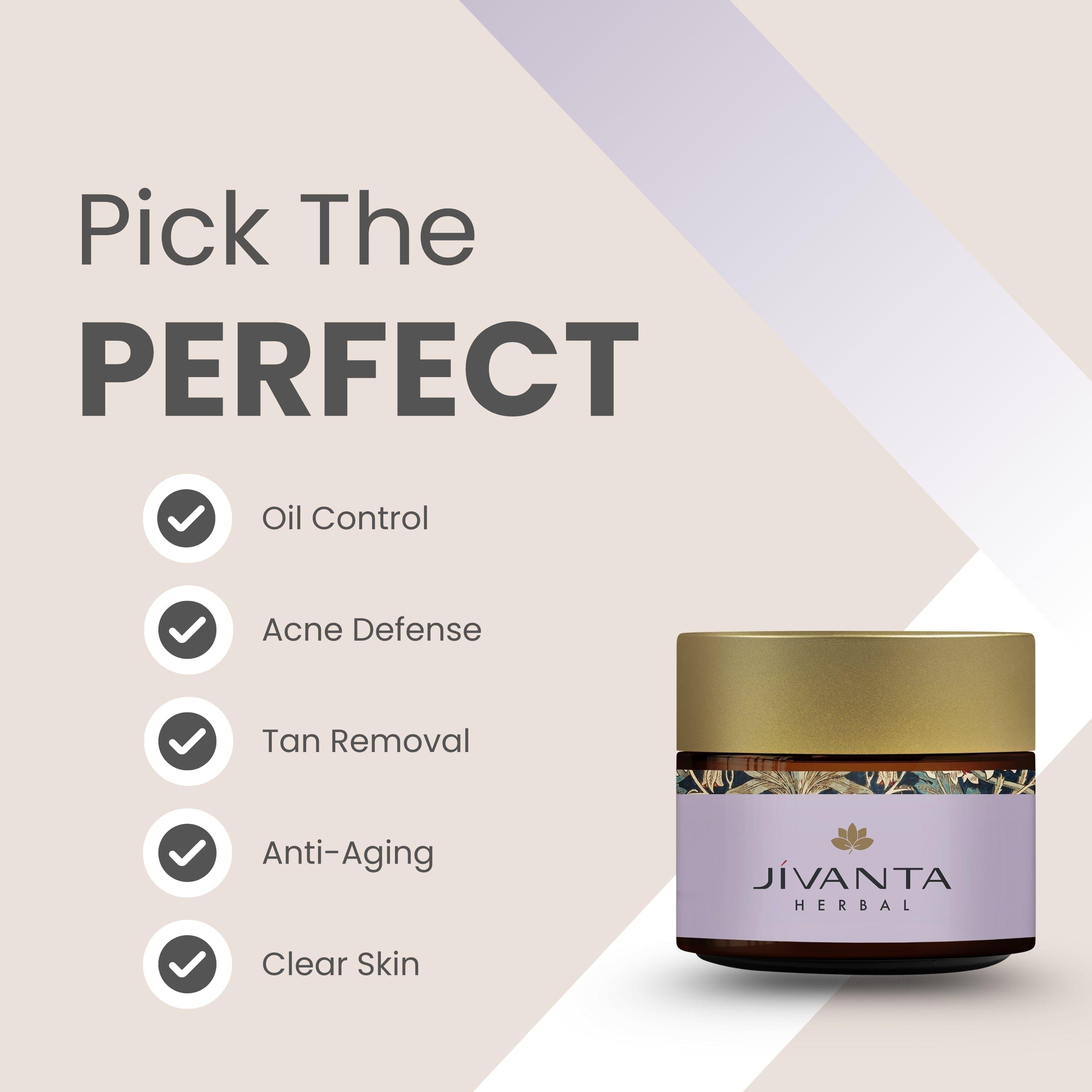 Jivanta Herbal Ubtan Face Pack for Oily Skin
