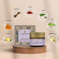 Ubtan Face Pack for Oily Skin | Ayurvedic Tan Removal & Oil Control Face Pack with Turmeric and Multani Mitti