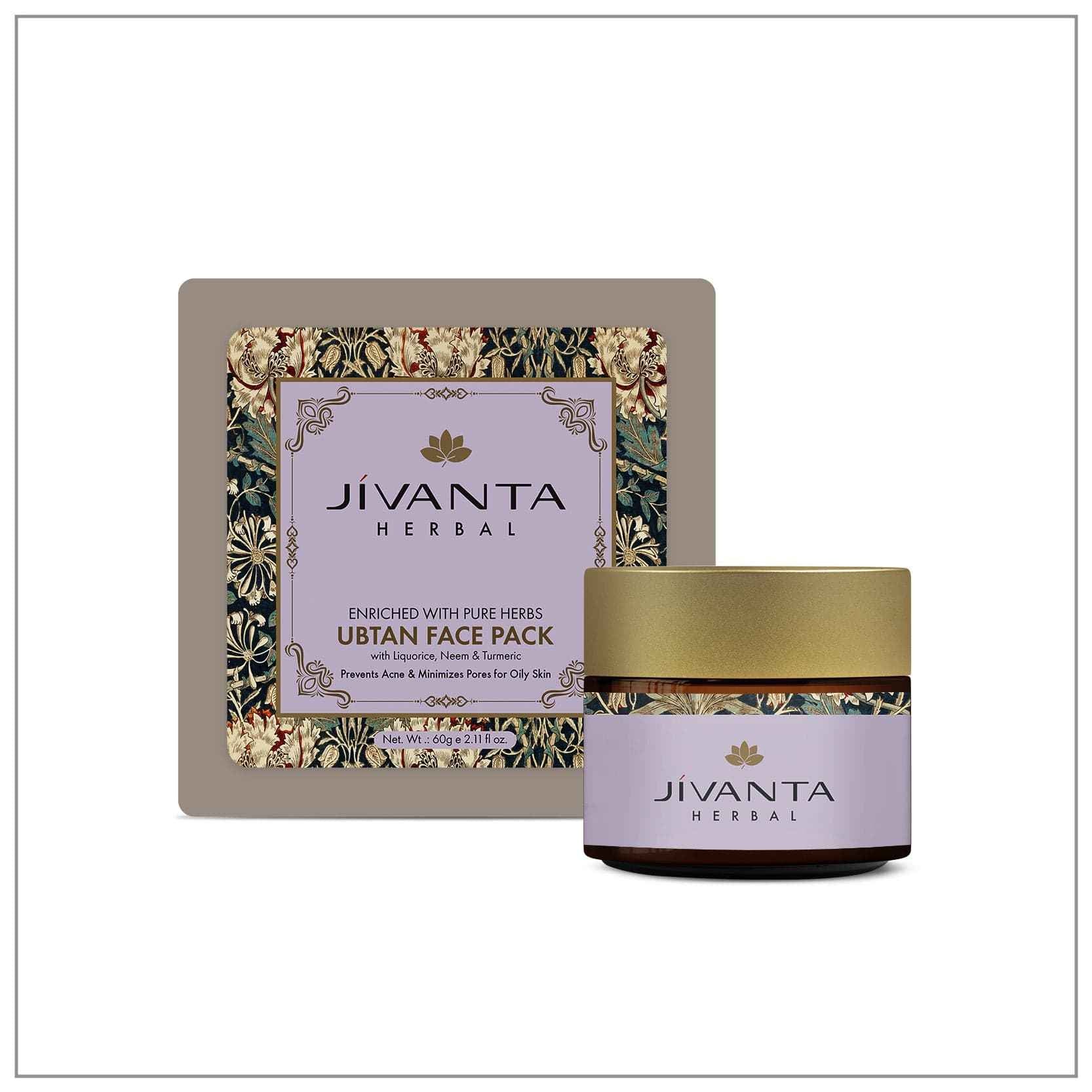 Ubtan Face Pack for Oily Skin | Ayurvedic Tan Removal & Oil Control Face Pack with Turmeric and Multani Mitti