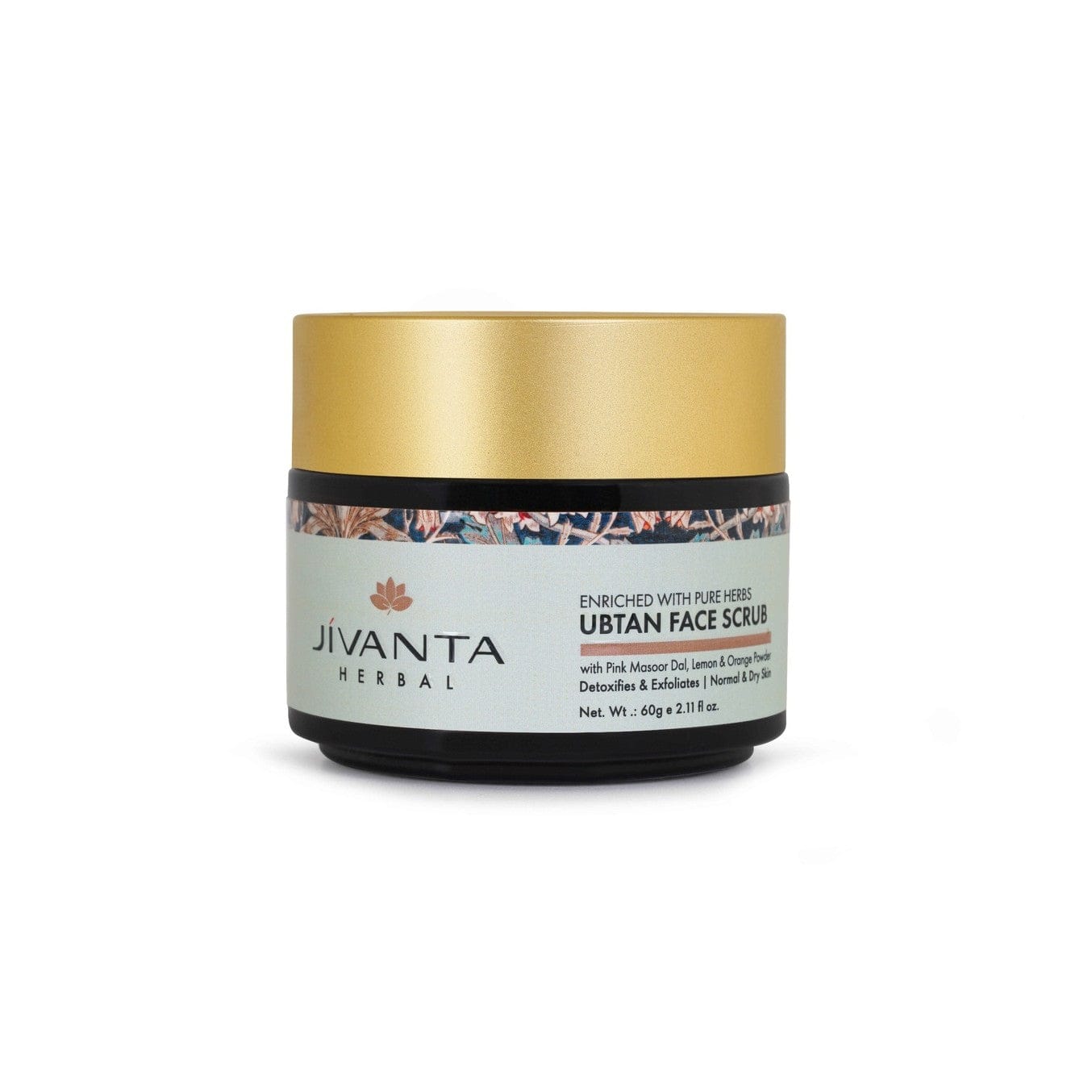 Jivantaherbal Ubtan Face Scrub for Dry/Normal Skin | Detoxifies & Exfoliats