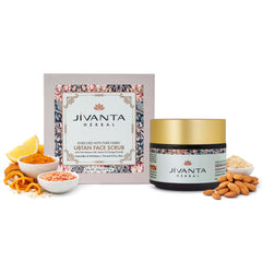 Jivantaherbal Ubtan Face Scrub for Dry/Normal Skin | Detoxifies & Exfoliats