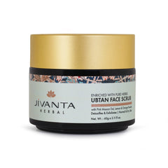 Jivantaherbal Ubtan Face Scrub for Dry/Normal Skin | Detoxifies & Exfoliats