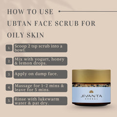 Jivanta herbal Ubtan Face Scrub for Oily Skin