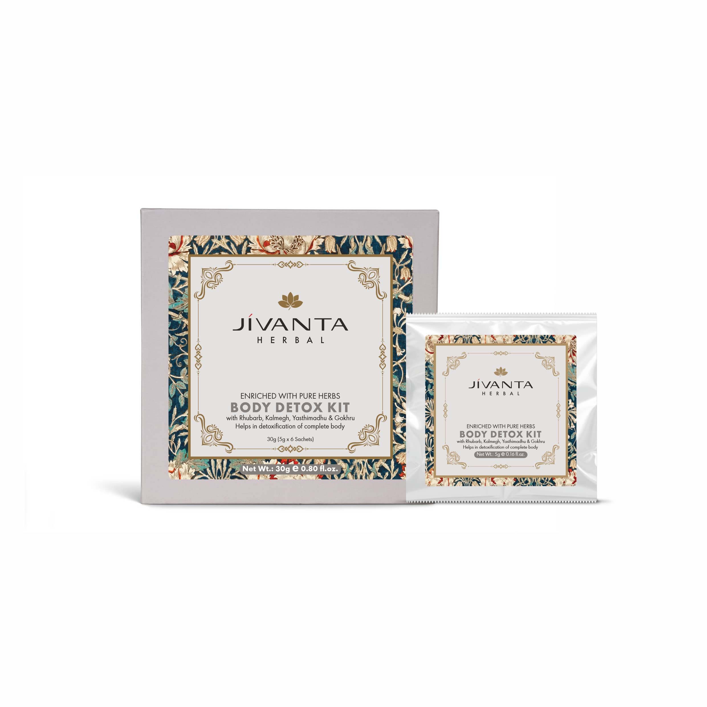 Jivantaherbal 30g ( 5g X 6 Sachets ) Body Detox Kit 30g ( 5g X 6 Sachets )