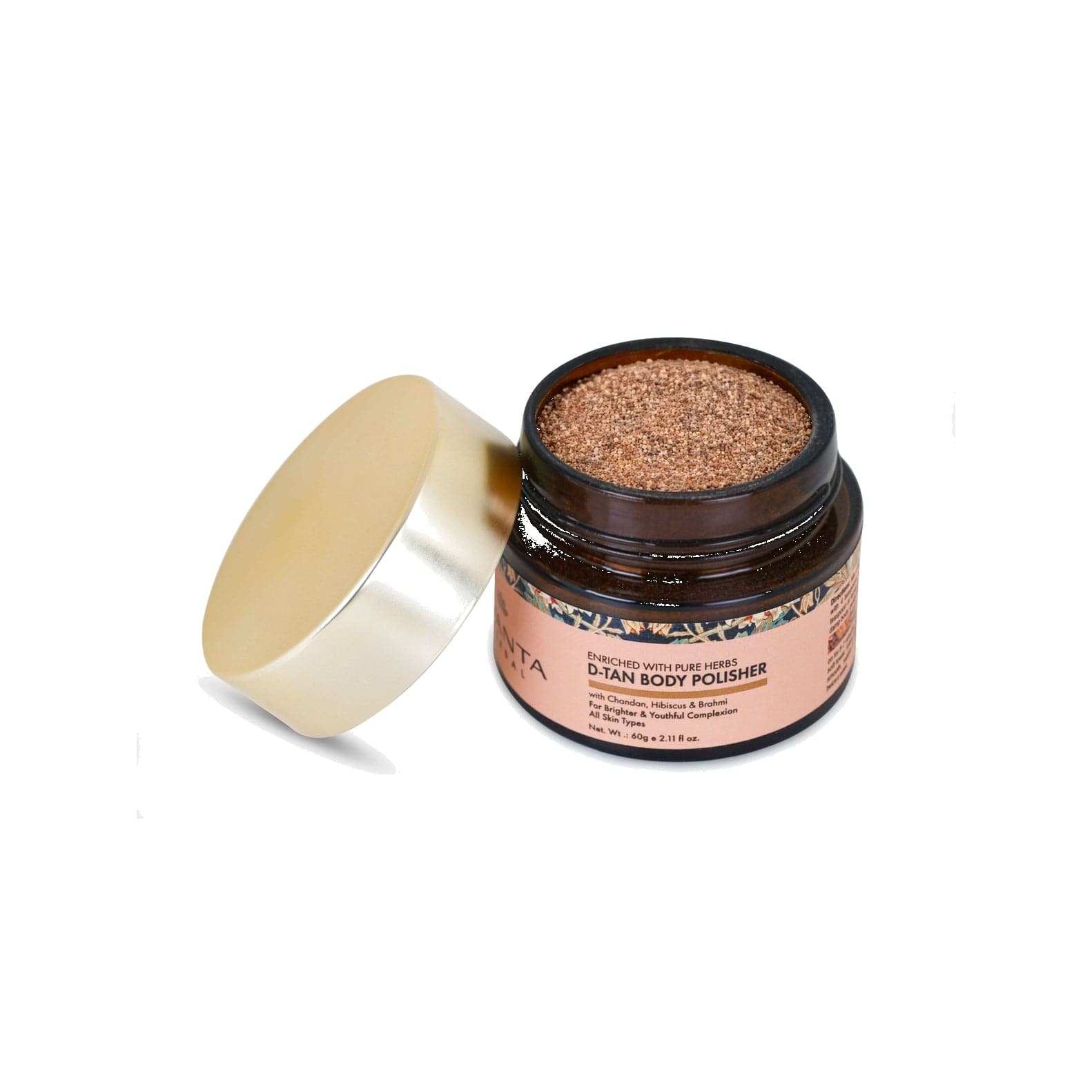 Jivantaherbal D-Tan Body Polisher | Brightening & Exfoliating Scrub for Tanned Skin