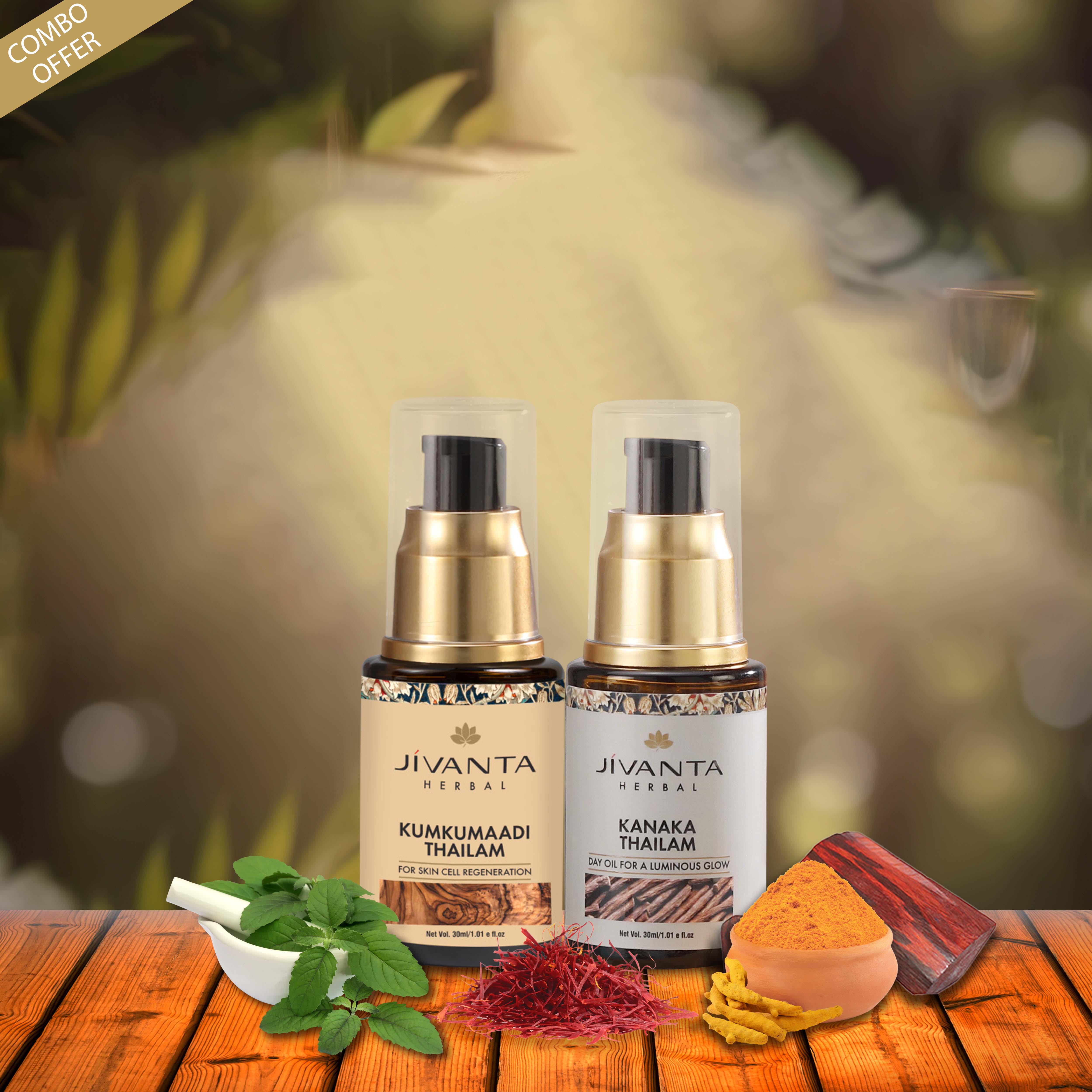 Jivantaherbal Face Oil Kit