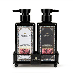 Jivantaherbal 300 Ml + 300 Ml Jivanta Herbal Noorjahan Hand & Body Caddy Set