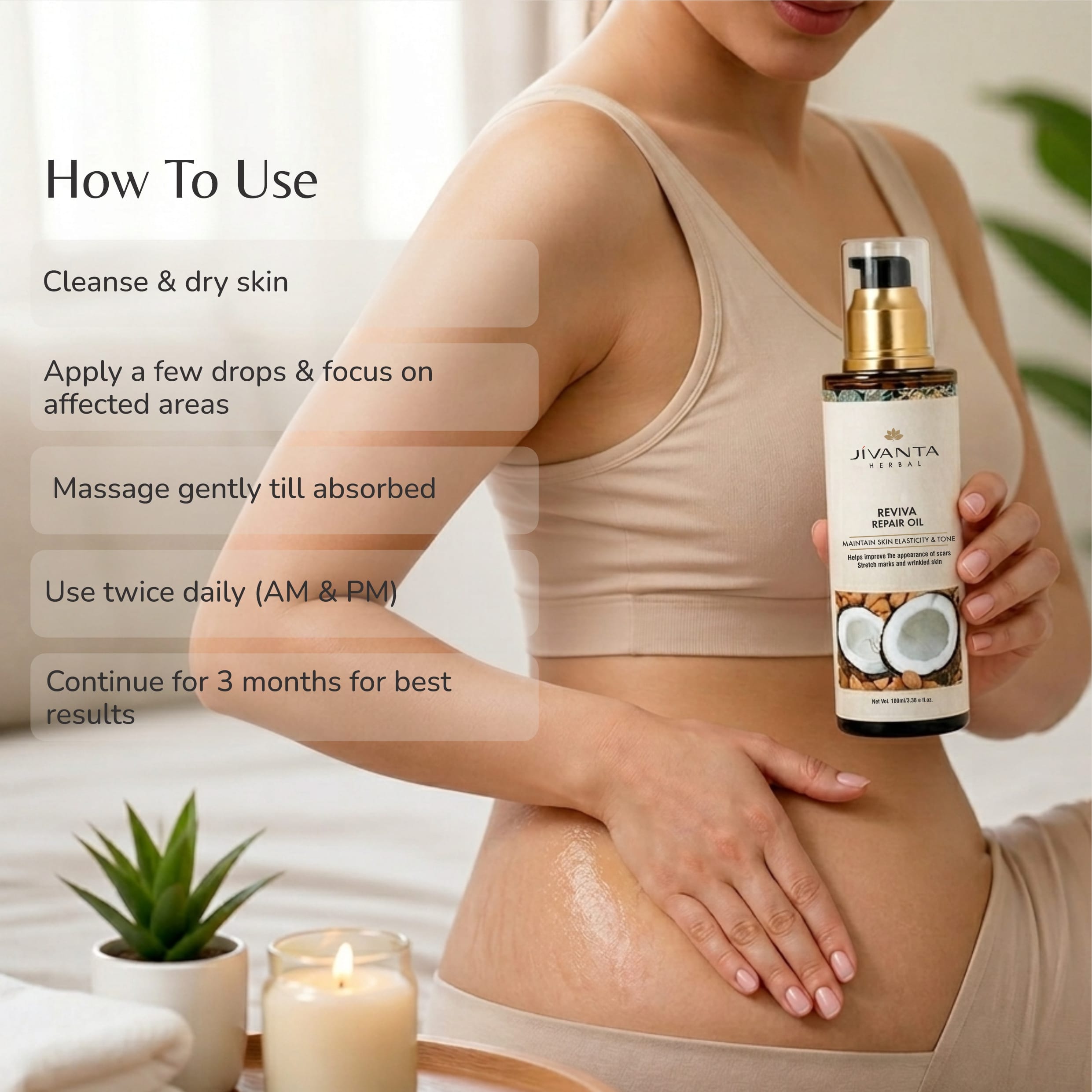 Jivantaherbal Jivanta Herbal Reviva Repair Oil 100 Ml
