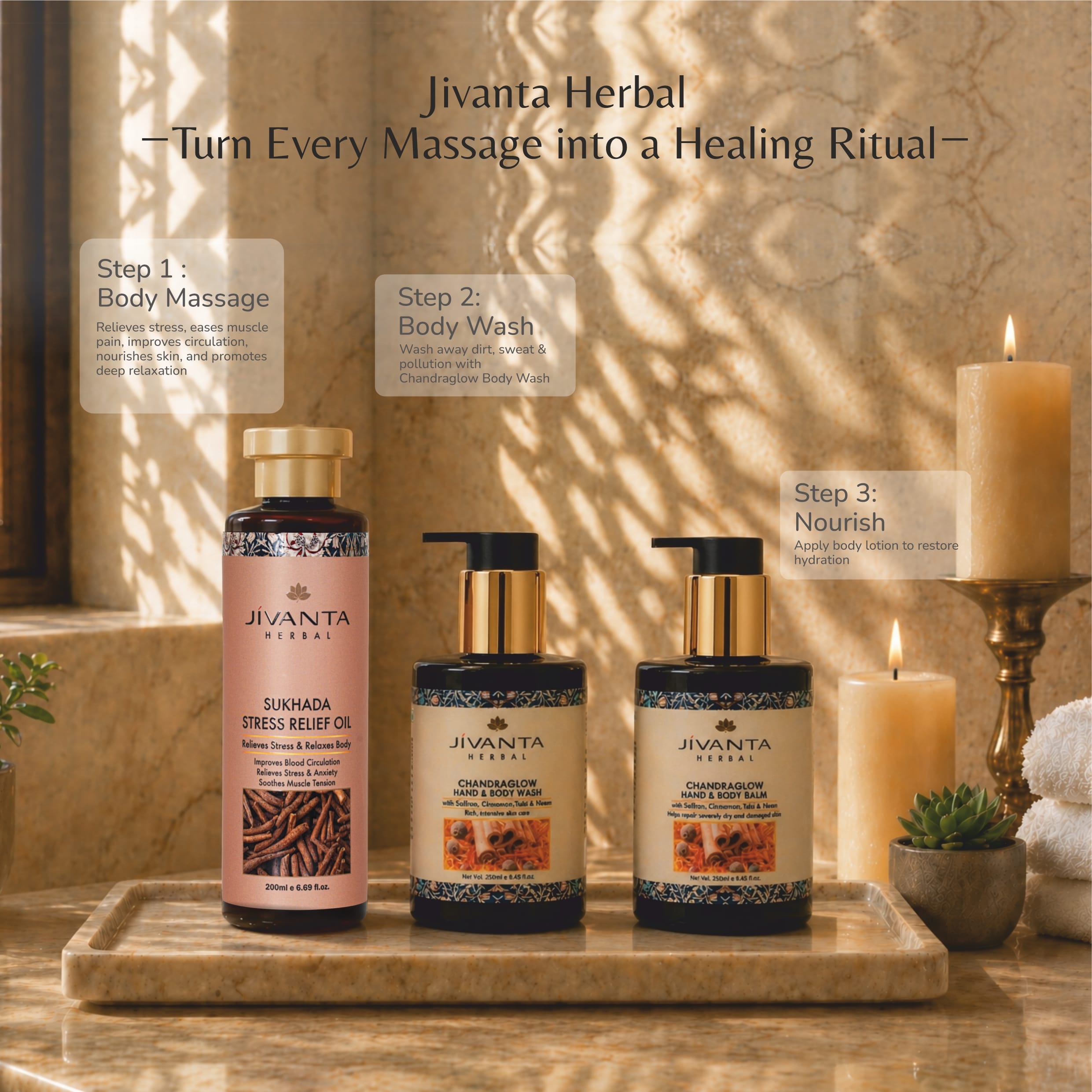 Jivantaherbal Jivanta Herbal Sukhdaa Stress Releif Oil