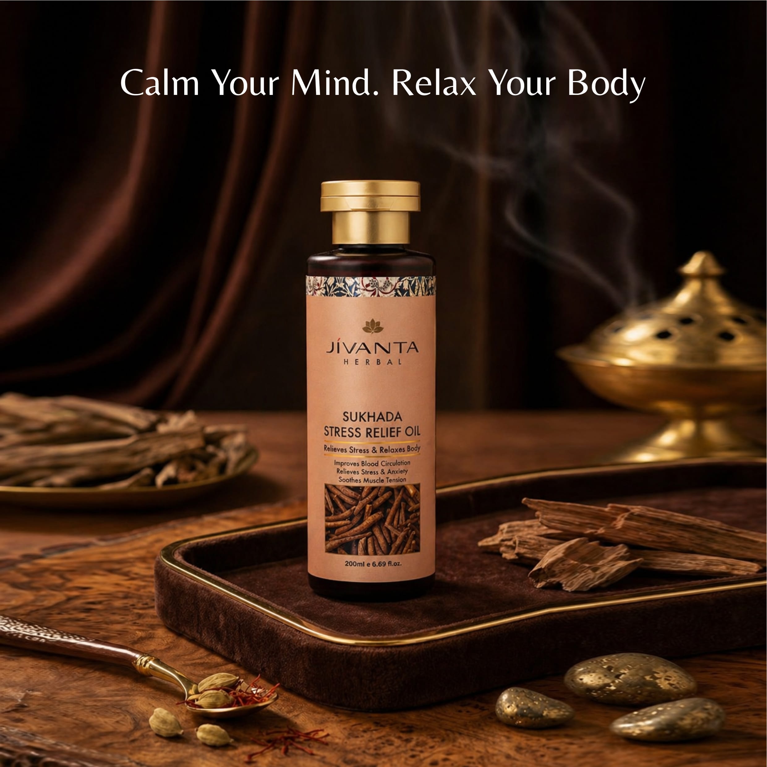 Jivantaherbal Jivanta Herbal Sukhdaa Stress Releif Oil