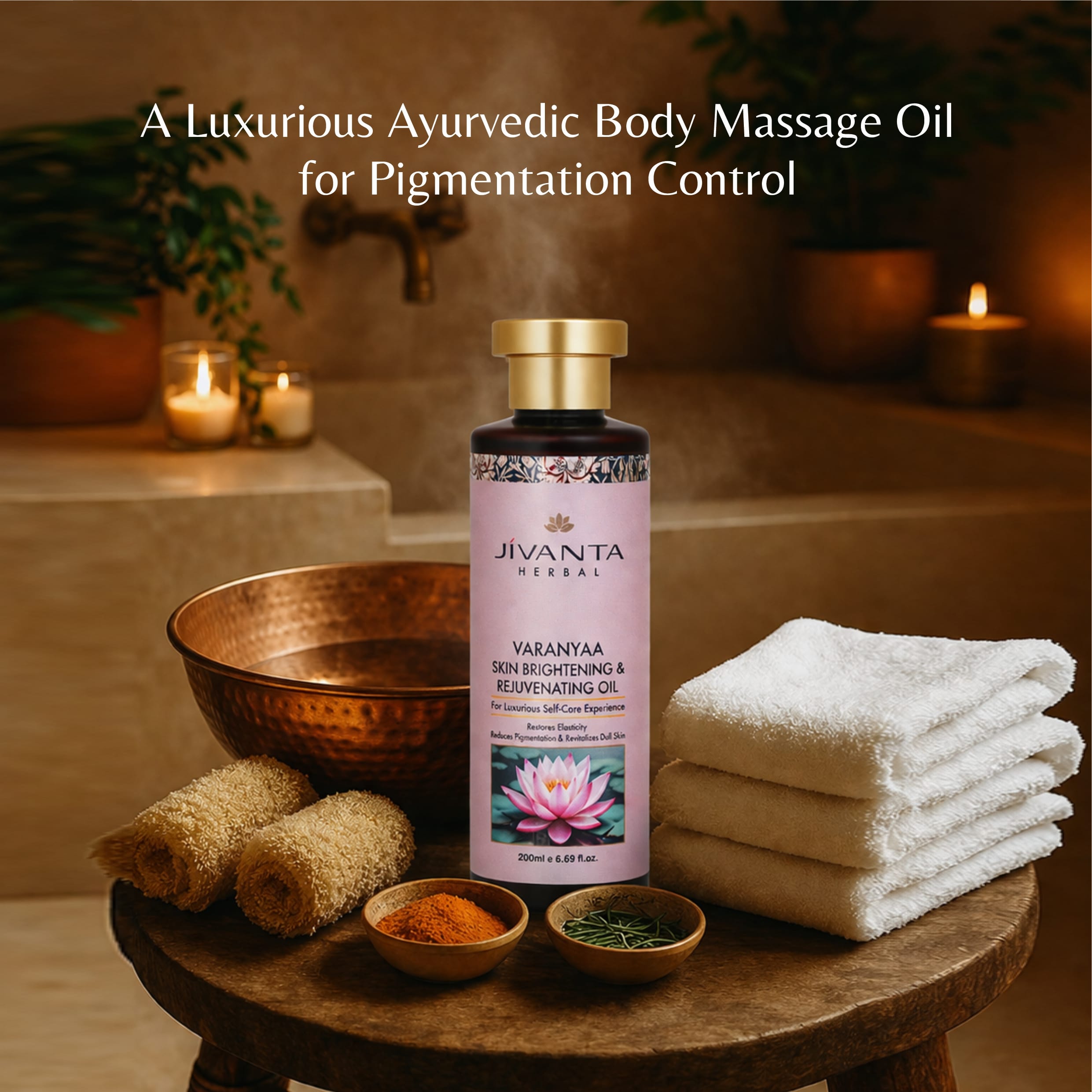 Jivantaherbal Jivanta Herbal Varnyaa Skin Brightening Body Massage Oil