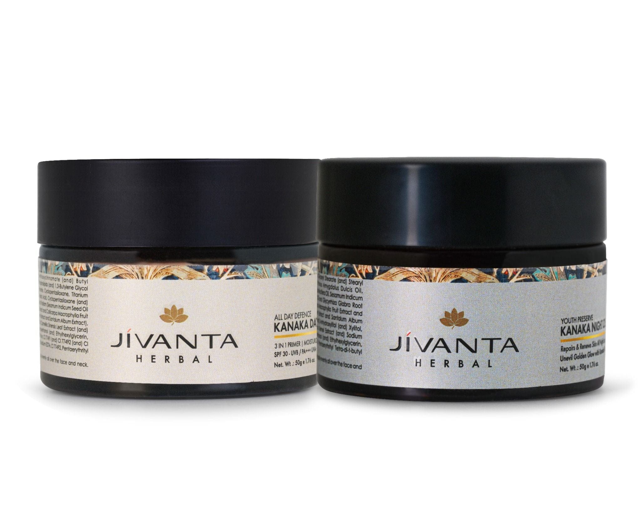 Jivantaherbal Kanaka Day and Night Cream Combo Pack
