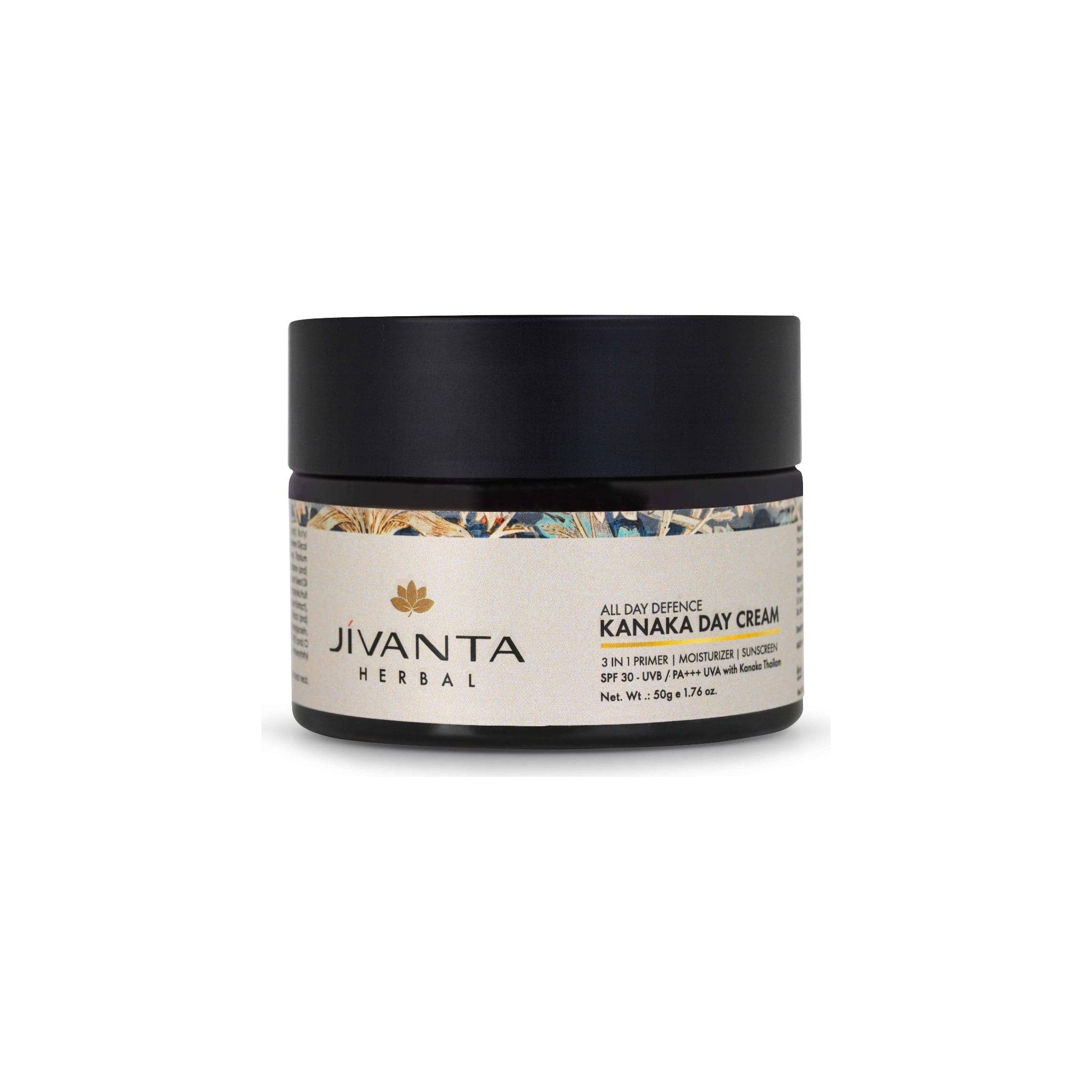 Jivantaherbal Kanaka Day Cream 3 in 1 primer | Moisturizer | Sunscreen with SPF 30+++ / UVA