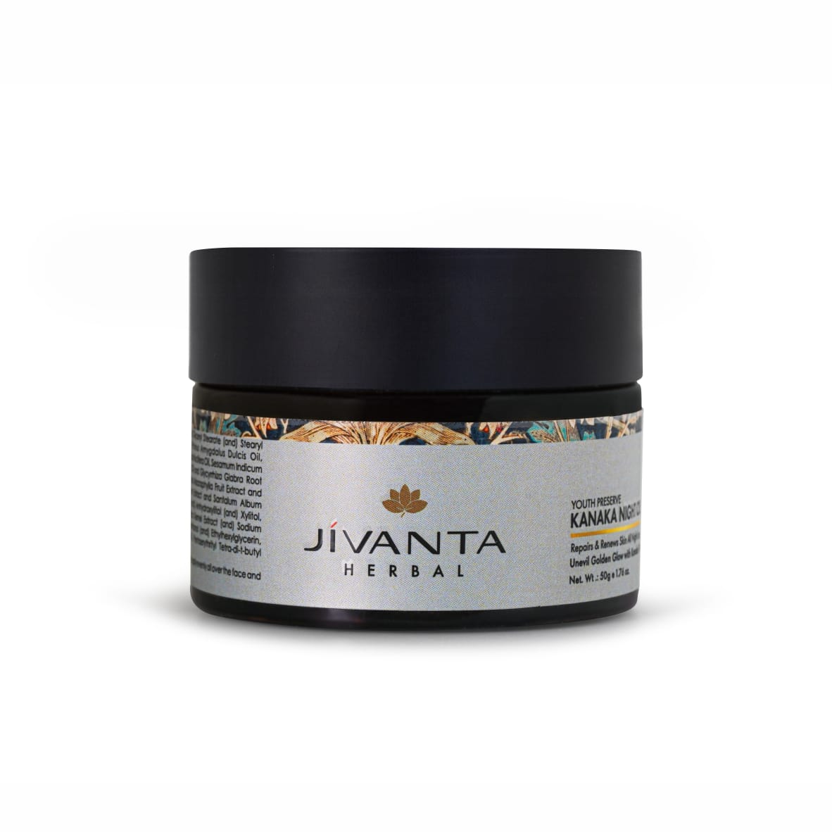 Jivantaherbal Kanaka Night Cream | Repairs & Renews |Pigmentation Care | All Skin Types