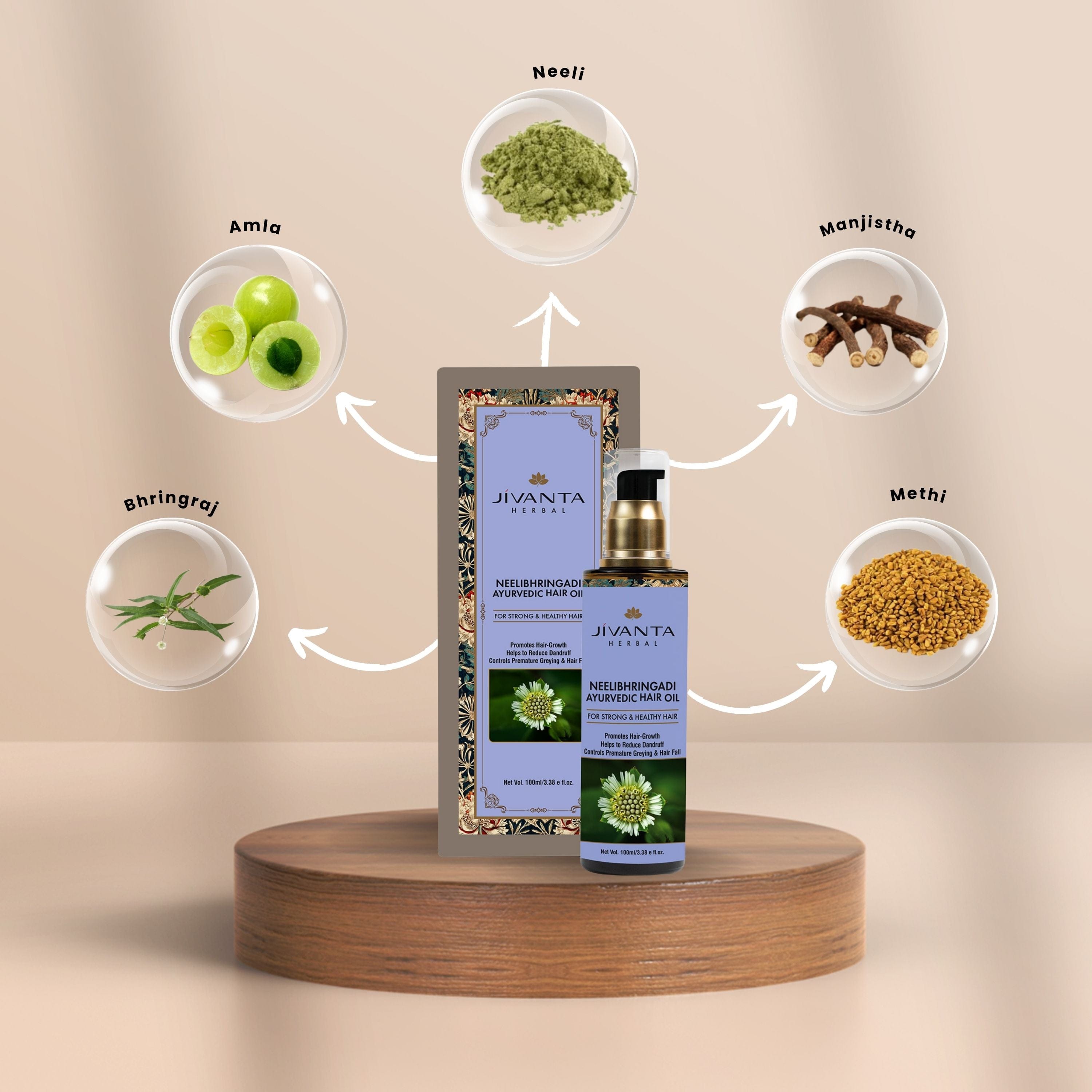 Jivantaherbal Neelibhringadi Oil