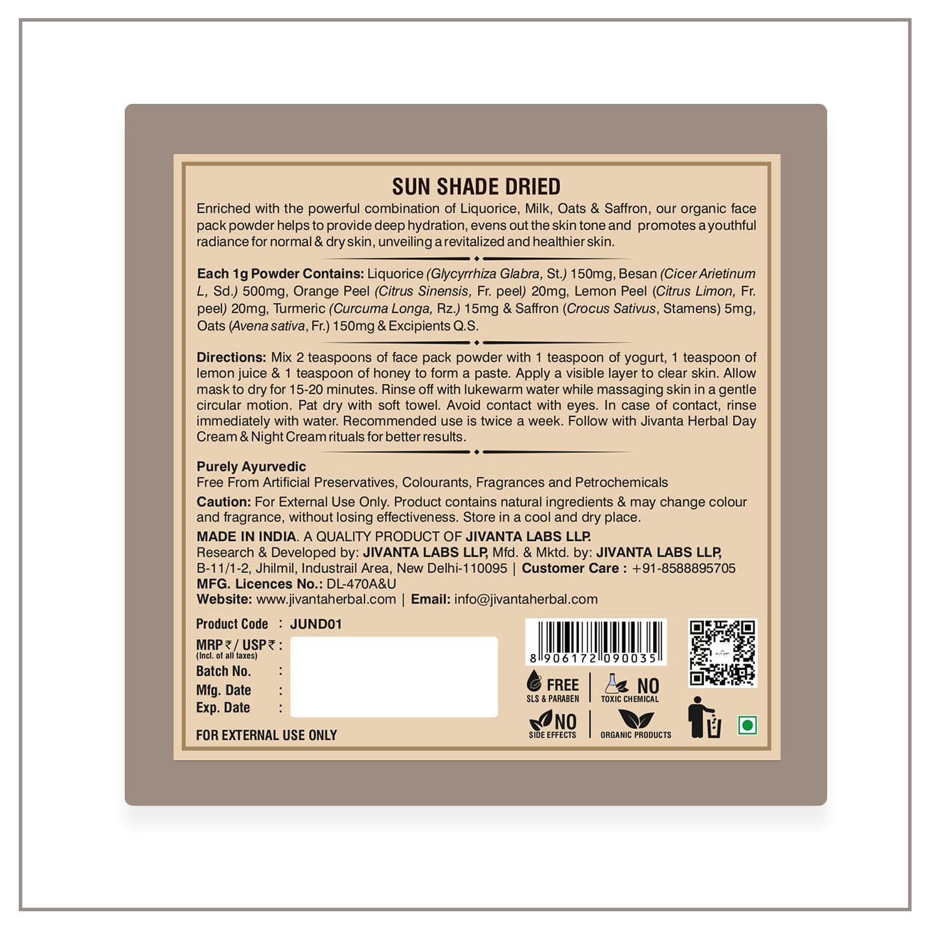 My Store Ubtan Face Pack Dry/Normal Skin