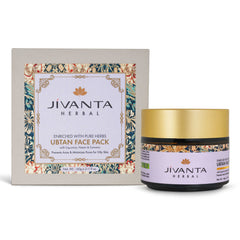 Jivantaherbal Ubtan Face Pack for Oily Skin | Ayurvedic Tan Removal & Oil Control Face Pack with Turmeric and Multani Mitti