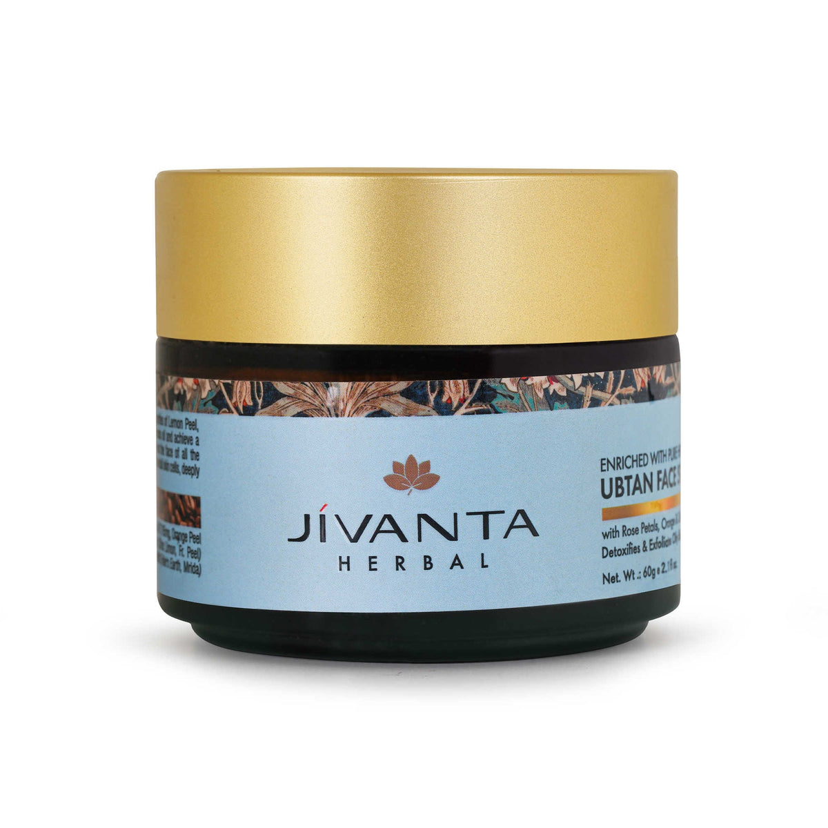 Jivantaherbal Ubtan Face Scrub for Oily Skin | Ayurvedic Tan Removal & Brightening Exfoliator
